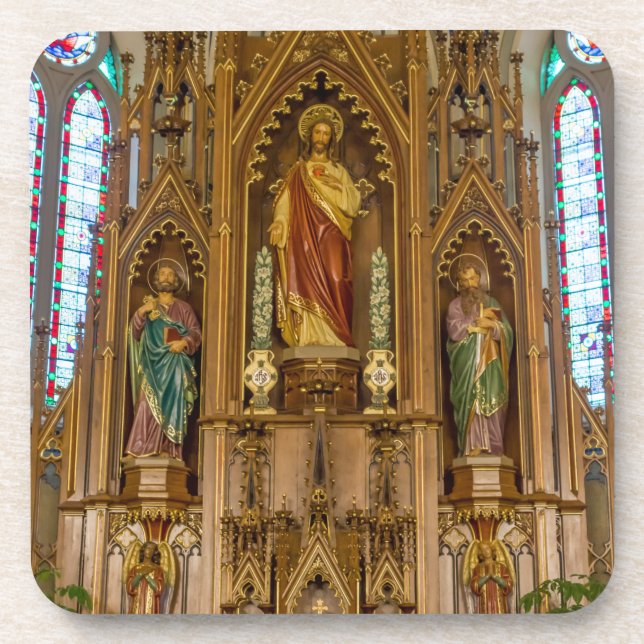 Altar bei St Peter Getränkeuntersetzer (Vorderseite)