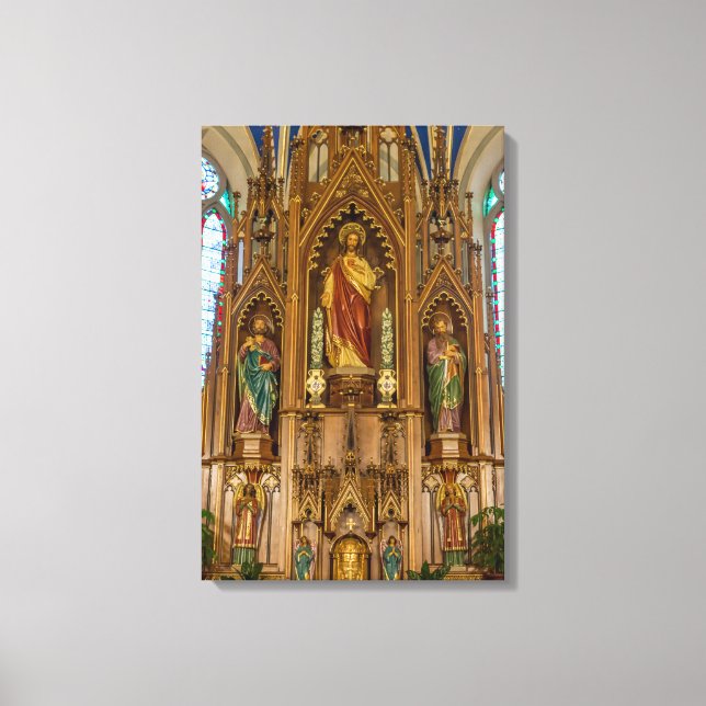 Altar bei St Peter Leinwanddruck (Vorderseite)