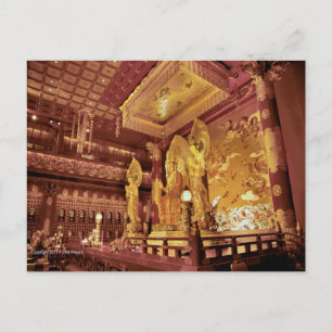 Altar des chinesischen Tempels Postkarte