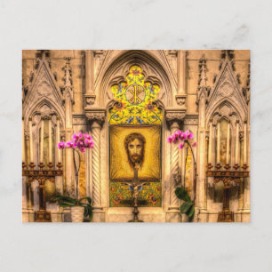 Altar des Heiligen Gesichts St. Patrick's Cathedra Feiertagspostkarte