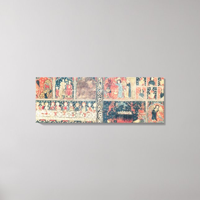 Altar frontal von St. Michael Leinwanddruck (Vorderseite)