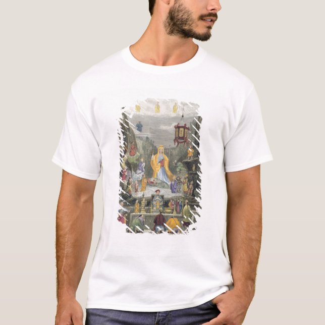 Altar Piece im Tempel 'Yun Stzoo Stzee', Ting- T-Shirt (Vorderseite)