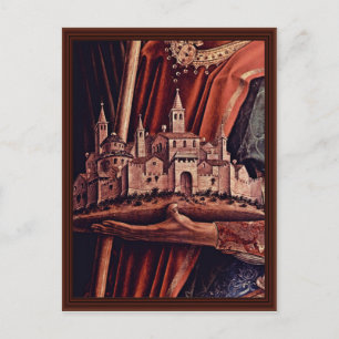 Altar Triptych, rechtes Panel Postkarte