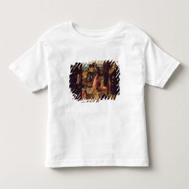 Altarpiece der Einsiedler (Öl auf Platte) Kleinkind T-shirt (Vorderseite)