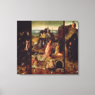 Altarpiece der Einsiedler (Öl auf Platte) Leinwanddruck