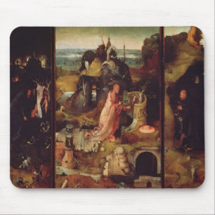 Altarpiece der Einsiedler (Öl auf Platte) Mousepad