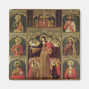 Altarpiece der Jungfrau Rosary, c.1500 Magnet