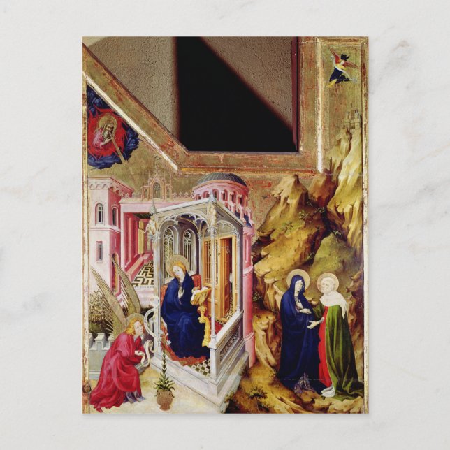 Altarpiece des Chartreuse de Champmol 2 Postkarte (Vorderseite)