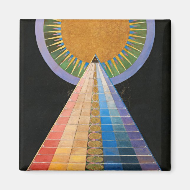 Altarpiece, Gruppe X, Nr. 1 von Hilma af Klint Magnet (Vorne)