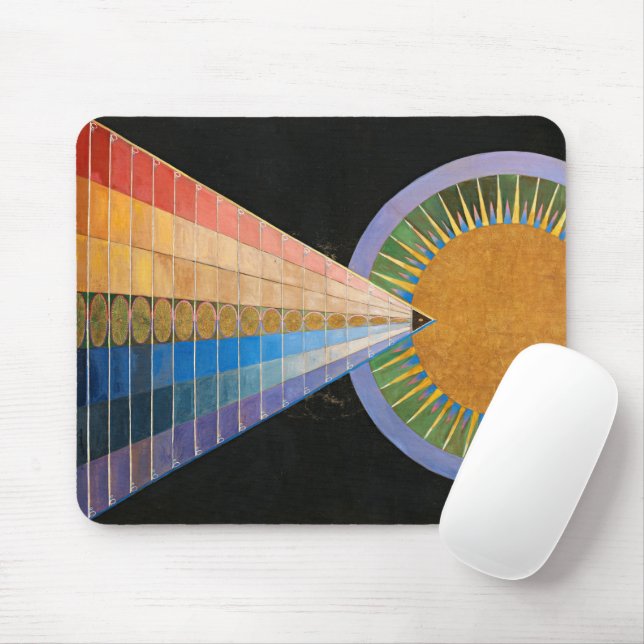 Altarpiece, Gruppe X, Nr. 1 von Hilma af Klint Mousepad (Mit Mouse)