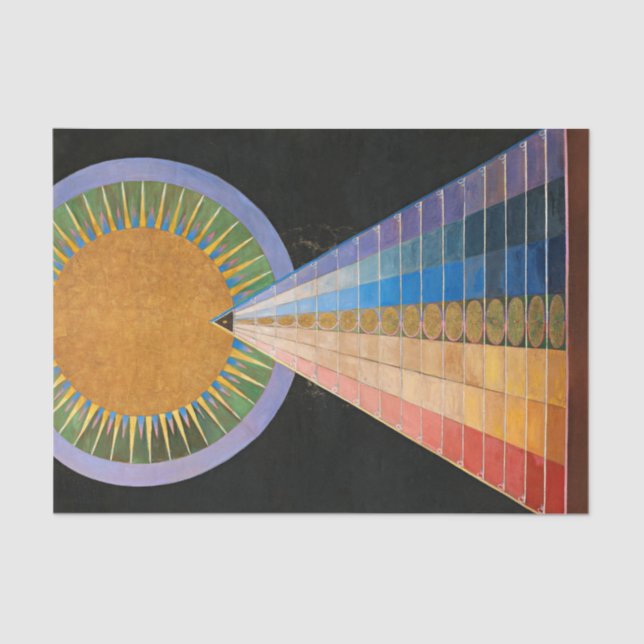 Altarpiece, Gruppe X, Nr. 1 von Hilma af Klint Seidenpapier (Vorderseite)