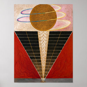 Altarpiece, Gruppe X, Nr. 2 von Hilma af Klint Poster