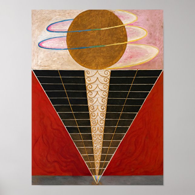 Altarpiece, Gruppe X, Nr. 2 von Hilma af Klint Poster (Vorne)