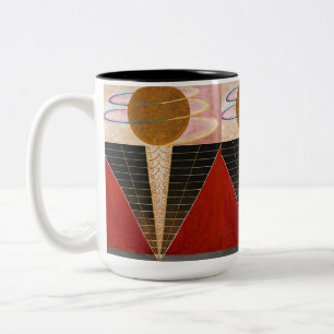 Altarpiece, Gruppe X, Nr. 2 von Hilma af Klint Zweifarbige Tasse