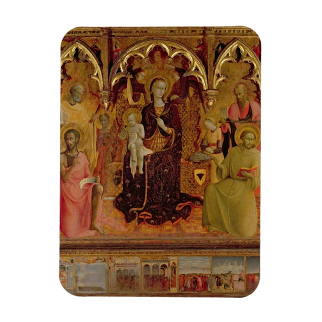 Altarpiece of the Madonna of the Snow, c.1430-32 ( Magnet (Vertikal)