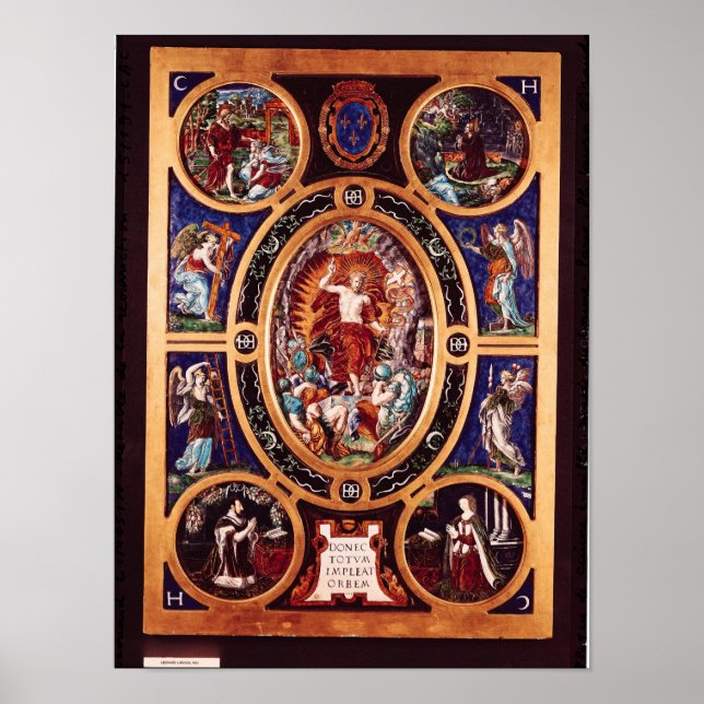 Altarpiece von Sainte-Chapelle Poster (Vorne)