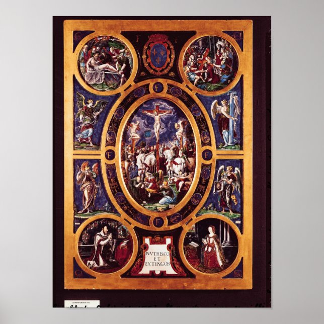 Altarpiece von Sainte-Chapelle Poster (Vorne)