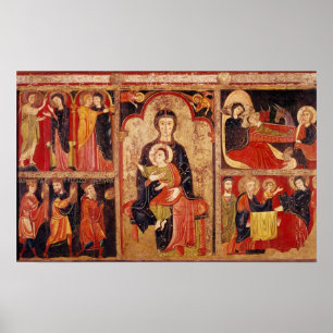 Altarpiece von St. Maria de Avila Poster