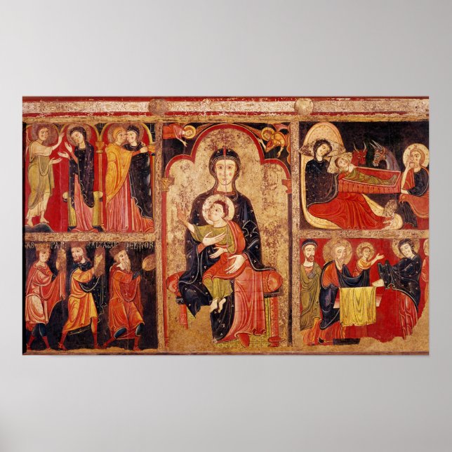 Altarpiece von St. Maria de Avila Poster (Vorne)