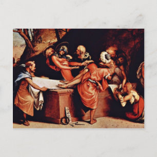 Altarpolyptychon von San Bartolomeo in Bergamo Pre Postkarte