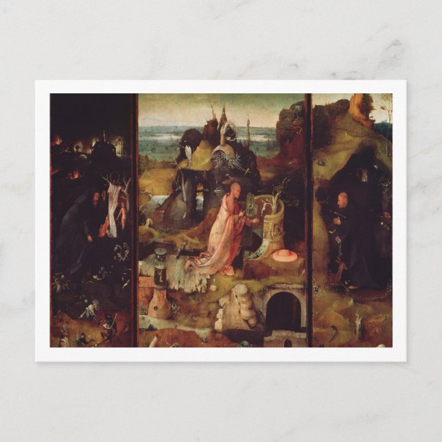 Altarstück der Hermits (Öl auf Tafel) Postkarte (Vorderseite)