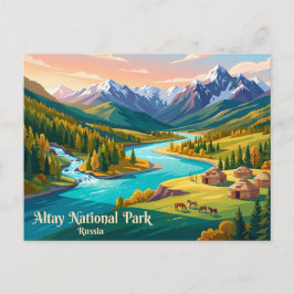 Altay Nationalpark Russland Postkarte