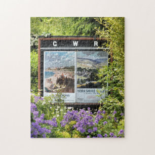 ALTBAHNSTATIONSSCHILDER PUZZLE