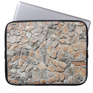 Altbraune Burg Stone Textur Laptopschutzhülle