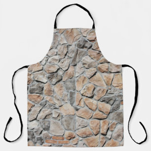Altbraune Burg Stone Textur Schürze