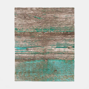 Altbrauner Holzboden mit Peelingschmerzen Fleecedecke