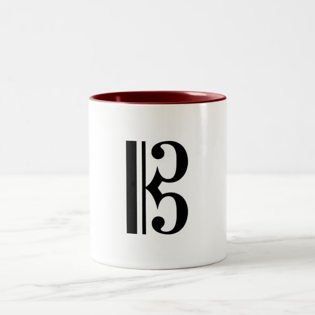 AltClef Zweifarbige Tasse (Mittel)