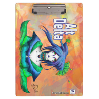 AltDelta Art Series : Blue Geisha Clip Board Klemmbrett