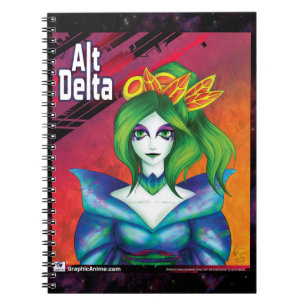 AltDelta: Kabuki Green Notebook Notizblock