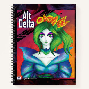 AltDelta Sketch Buch: Kabuki Green Notizbuch