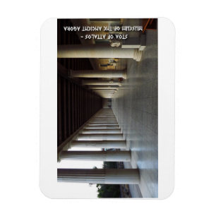 Alte Agora von Athen, Griechenland. Stoa of Attalo Magnet