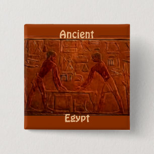 Alte Ägypter auf der Schaltfläche "Tafelkunst" Button