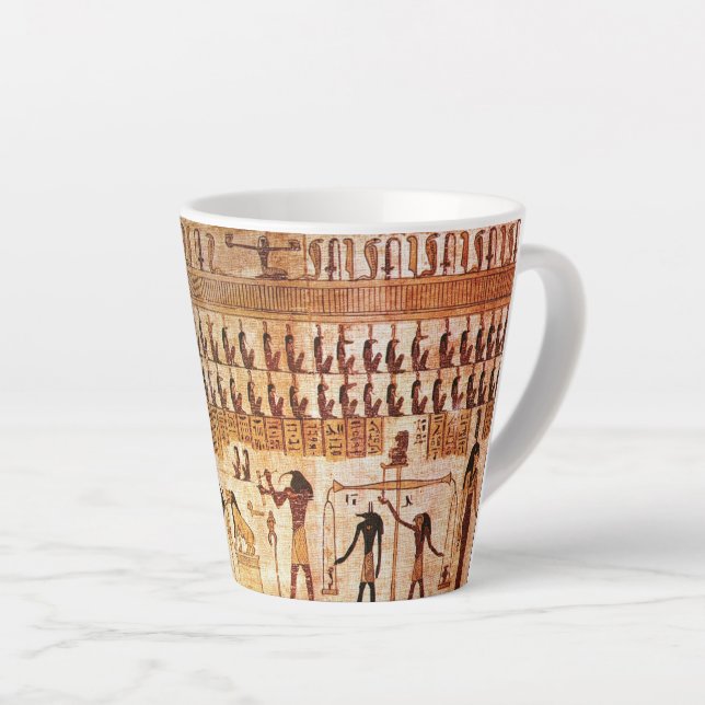 Alte Ägypter Todesgericht Maat Godess Milchtasse (Rechte Ecke)