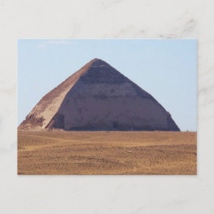 Alte Ägyptische Bent Pyramid - Dahshur Postkarte