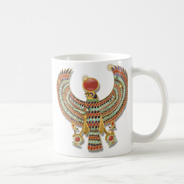 Alte ägyptische Falke-Brust Tasse (Rechts)