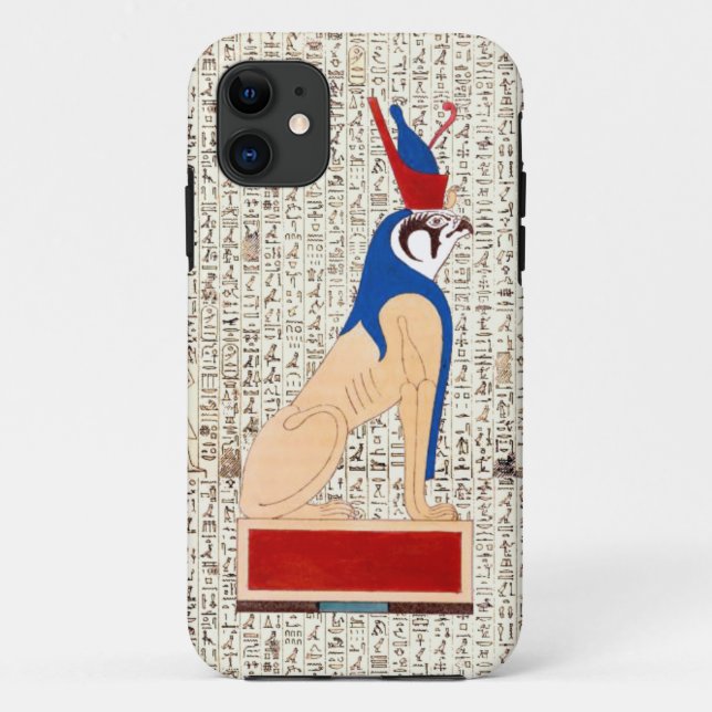 Alte ägyptische Gott Horus Hieroglyphics Design Case-Mate iPhone Hülle (Rückseite)
