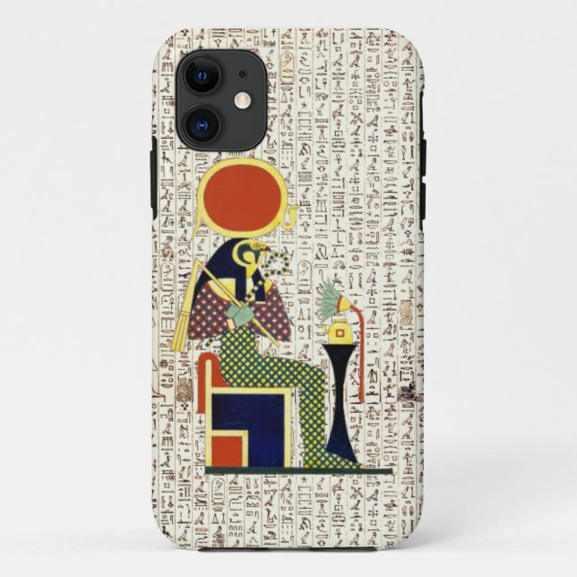 Alte ägyptische Gott Horus Hieroglyphics Design Case-Mate iPhone Hülle (Rückseite)