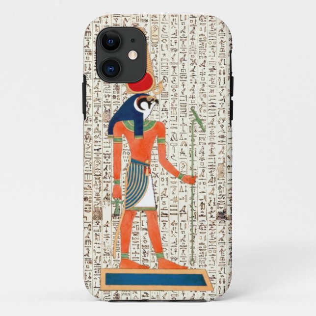 Alte ägyptische Gott Horus Hieroglyphics Design Case-Mate iPhone Hülle (Rückseite)