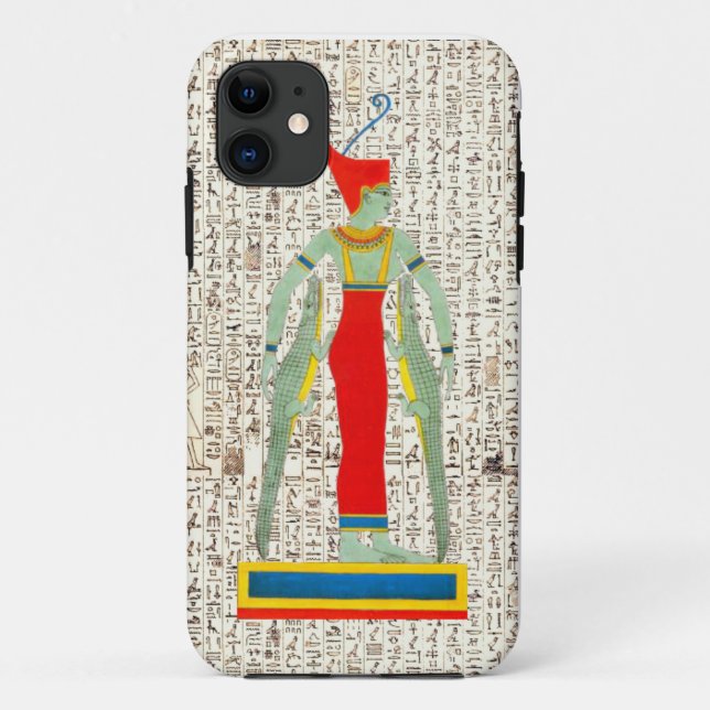 Alte ägyptische Gott Sobek Hieroglyphics Design Case-Mate iPhone Hülle (Rückseite)