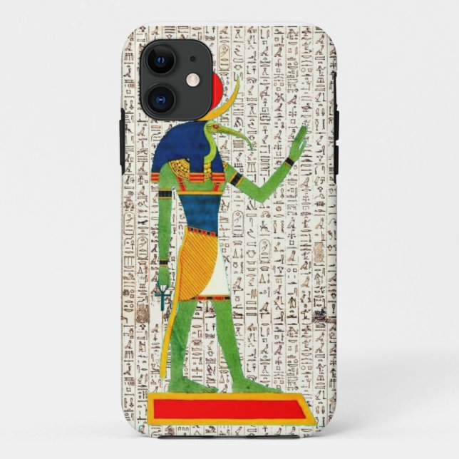 Alte ägyptische GotthHieroglyphen-Design Case-Mate iPhone Hülle (Rückseite)
