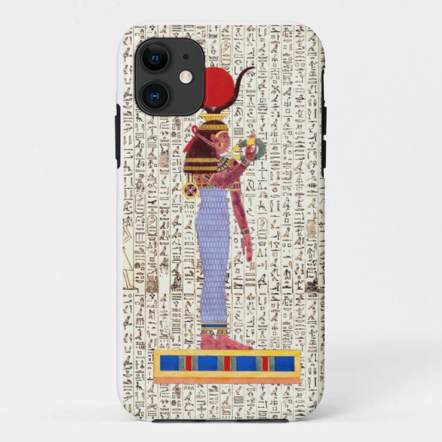 Alte ägyptische Göttin Hieroglyphics Design Case-Mate iPhone Hülle (Rückseite)