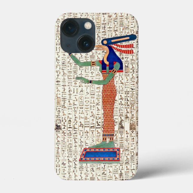 Alte ägyptische Göttin Hieroglyphics Design Case-Mate iPhone Hülle (Rückseite)