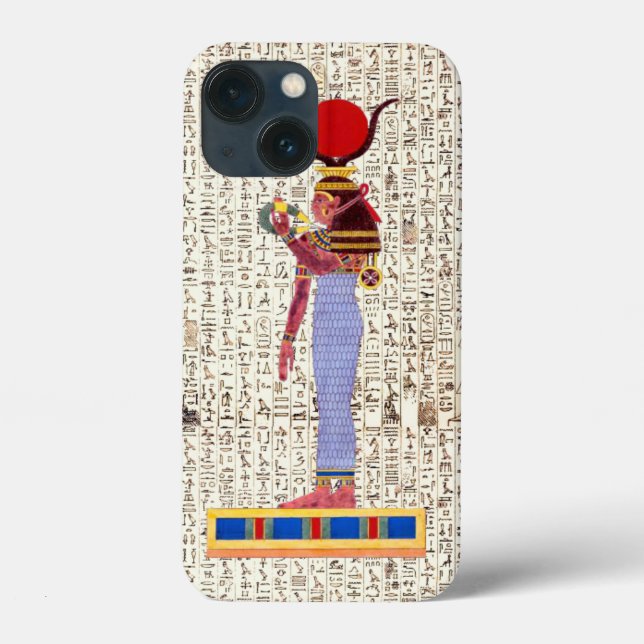 Alte ägyptische Göttin Hieroglyphics Design Case-Mate iPhone Hülle (Rückseite)