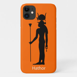 Alte ägyptische Hathor-Silhouette Case-Mate iPhone Hülle