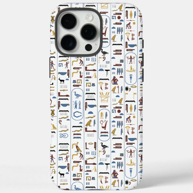 Alte ägyptische Hieroglyphen Pharao Ägypten Kunst Case-Mate iPhone Hülle (Rückseite)