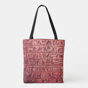Alte ägyptische Hieroglyphen Rote Tote Tag